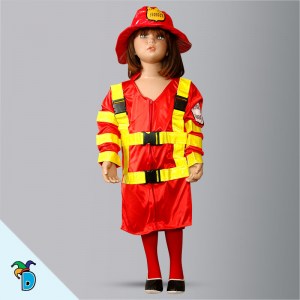 Disfraz Bombero Niña